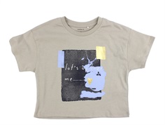 Name It pure cashmere printet short loose top